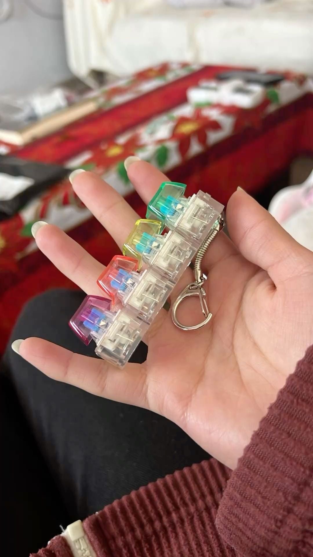 LED Stress Relief Keychain